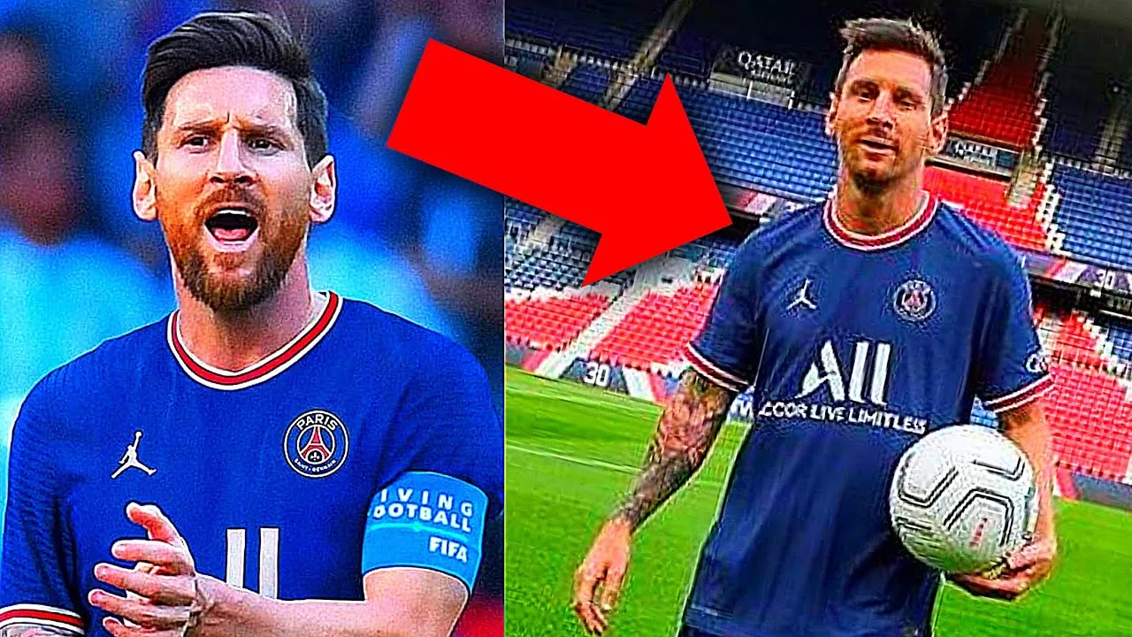 Leo Messi's First Match With PSG