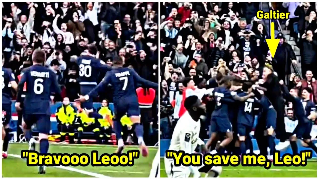 Mbappe and Galtier’s crazy reaction to Lionel Messi stunning