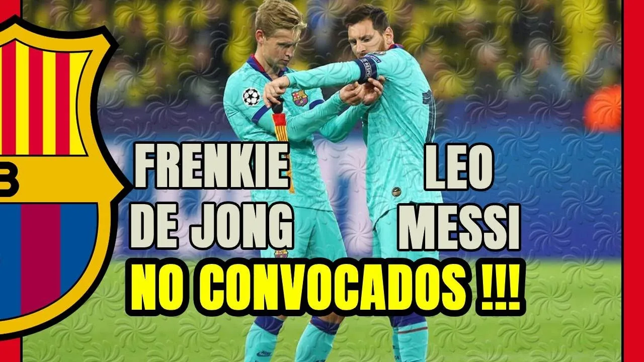 LEO MESSI FUERA de la CONVOCATORIA en CHAMPIONS! … pero