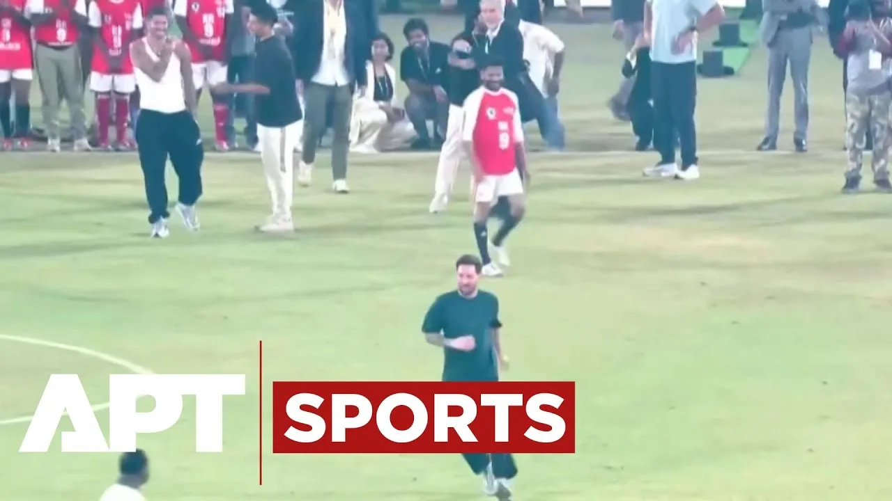 REGARDER : Messi joue un match d’exhibition à sept à Hyderabad en Inde avec State CM | APTE