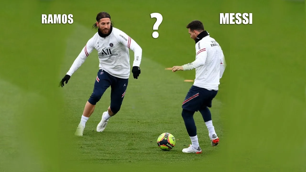 Messi & Sergio Ramos … 🔥