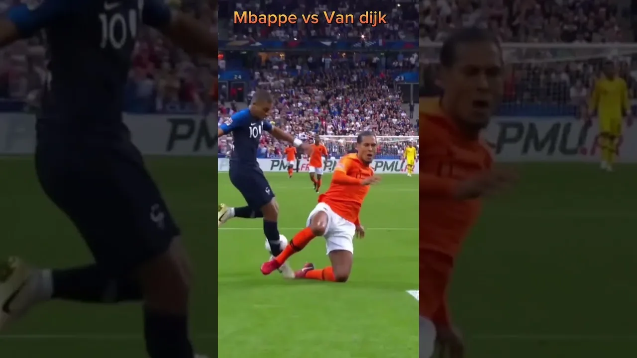 Virgil van Dijk Vs Ronaldo & Leo Messi and Kylian Mbappé
