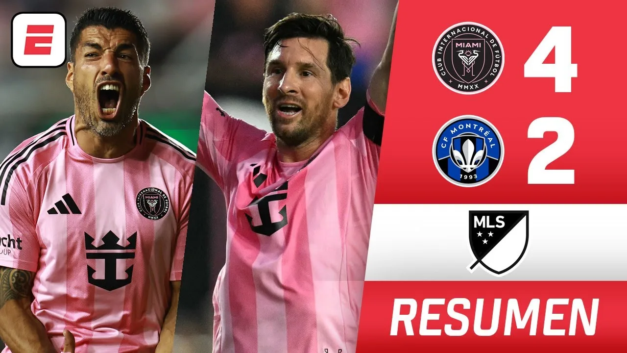 Avec Double Messi et Luis Suarez, Inter Miami a battu Montréal 4-2 et est revenu à la victoire du MLS