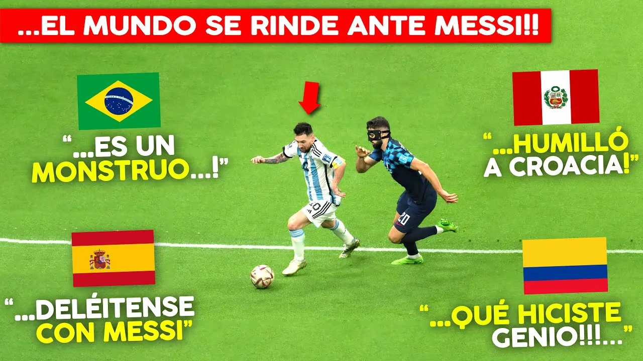 la Jugada de MESSI ante Croacia que DA LA VUELTA AL MUNDO