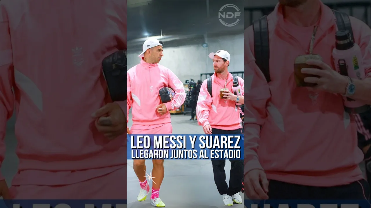 Ainsi est venu Leo Messi et Luis Suarez à Los Angeles 😍