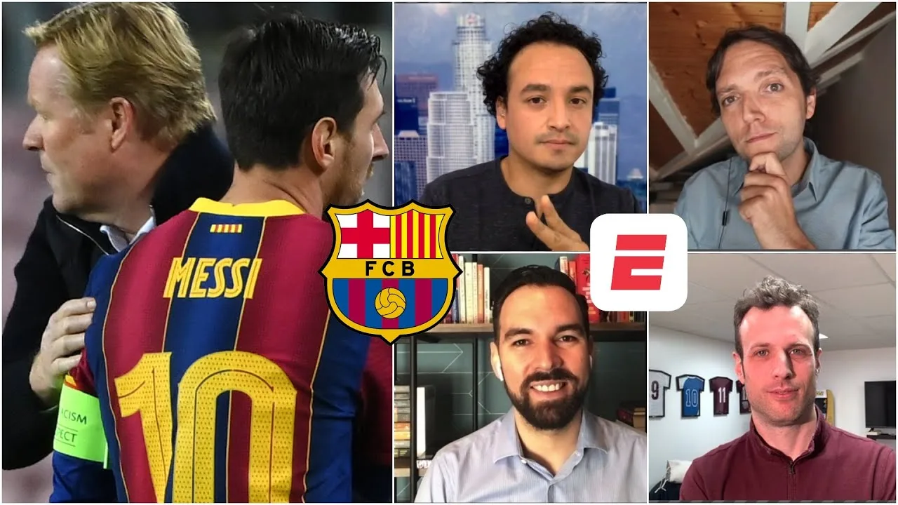 BARCELONA. Koeman defiende a Lionel Messi. ¿Está en declive