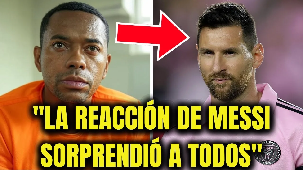 Messi rend visite à Robinho en prison, mais ce qu’il a dit excité tout le monde …