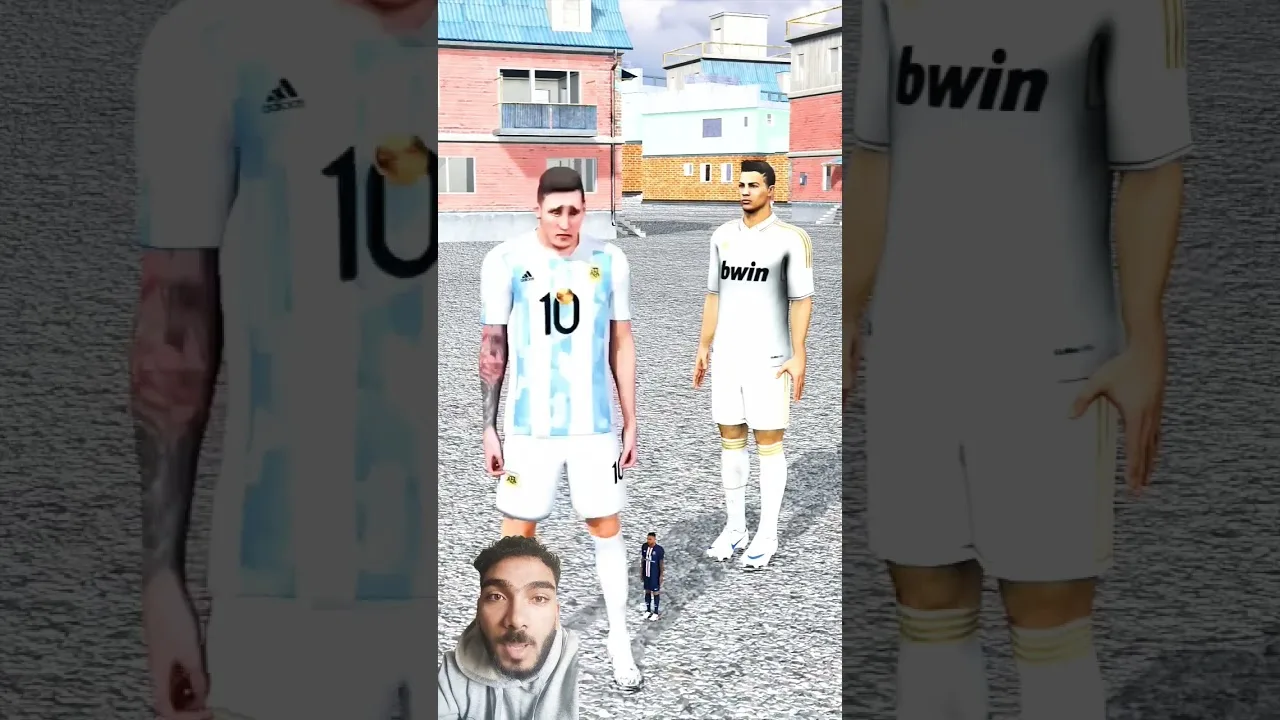 كرستيانو وميسي ونيمار #messi #football #fifa #soccer #leomessi #trendingshorts #مراوغات #fifamobile