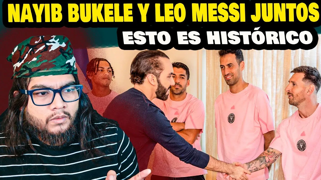 Oposición de Nayib Bukele se inventa esto de Leo Messi y