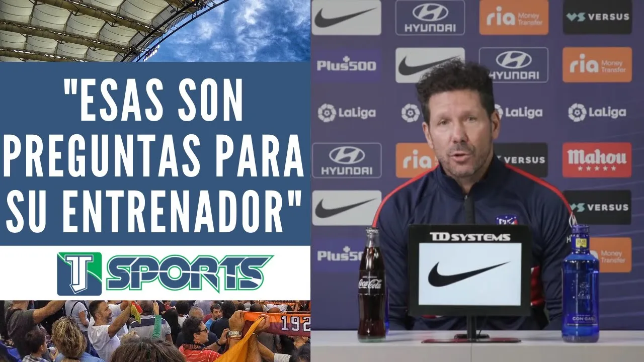 Diego Simeone sobre Griezmann y Lionel Messi: "No es