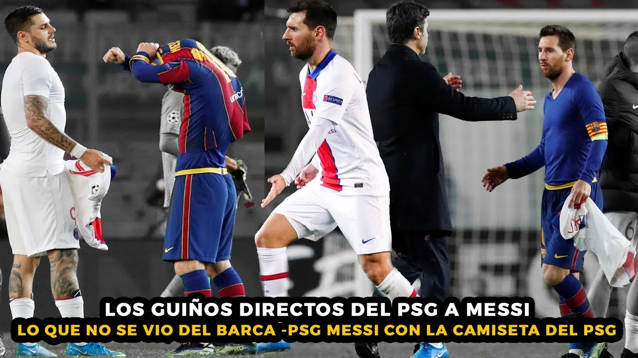 MESSI YA TIENE la CAMISETA del PSG | MESSI SEÑALADO en la