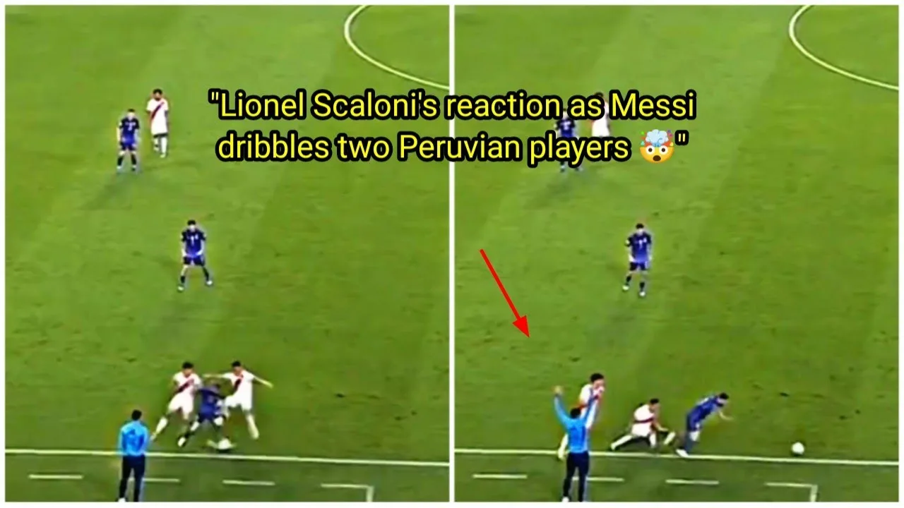 The way Leo Messi dribbles the ball like he’s 22 years old