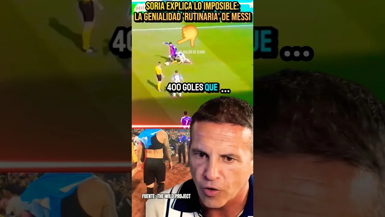 💥SORIA CON JORDI WILD EXPLICA LA GENIALIDAD DE LEO MESSI EN COMPARACIÓN A MARADONA #thewildproject