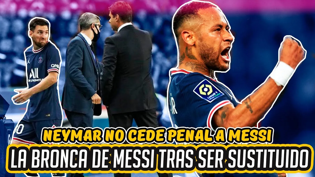 La BRONCA de MESSI con POCHETTINO tras SER SUSTITUIDO,