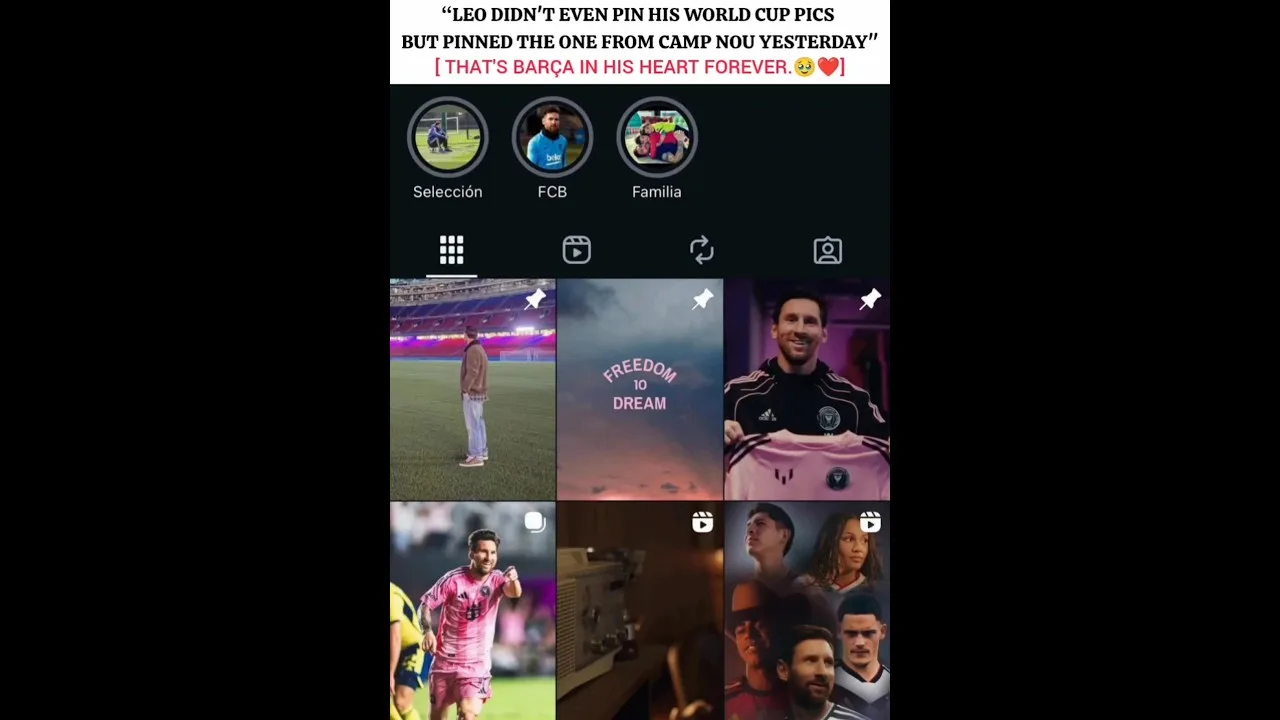 L’amour qu’il a pour Barcelone🥹❤️#football #messi#leomessi#viral#shorts#barcelona #campnou#barça#edit