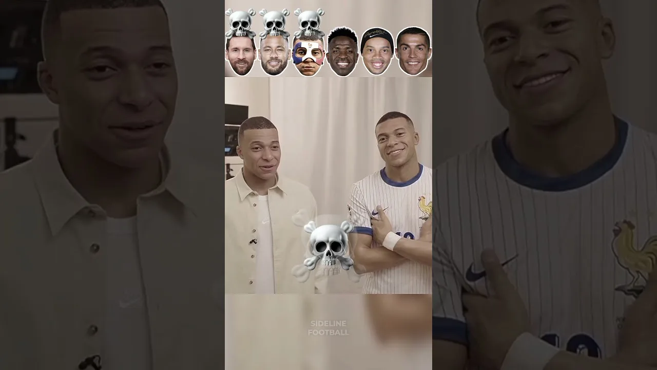 Messi vs Neymar Jr vs Mbappe vs Vinícíus vs Ronaldinho vs Ronaldo #football