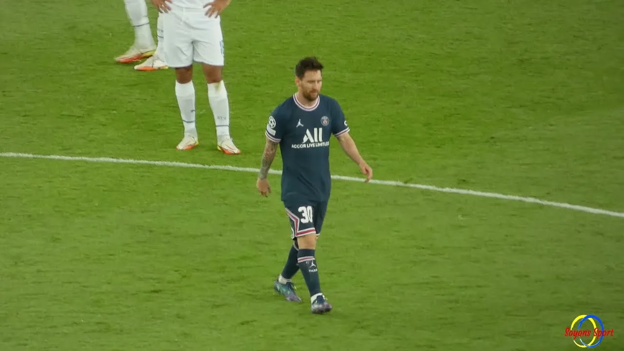 PSG / Manchester City : célébration de Lionel Messi après