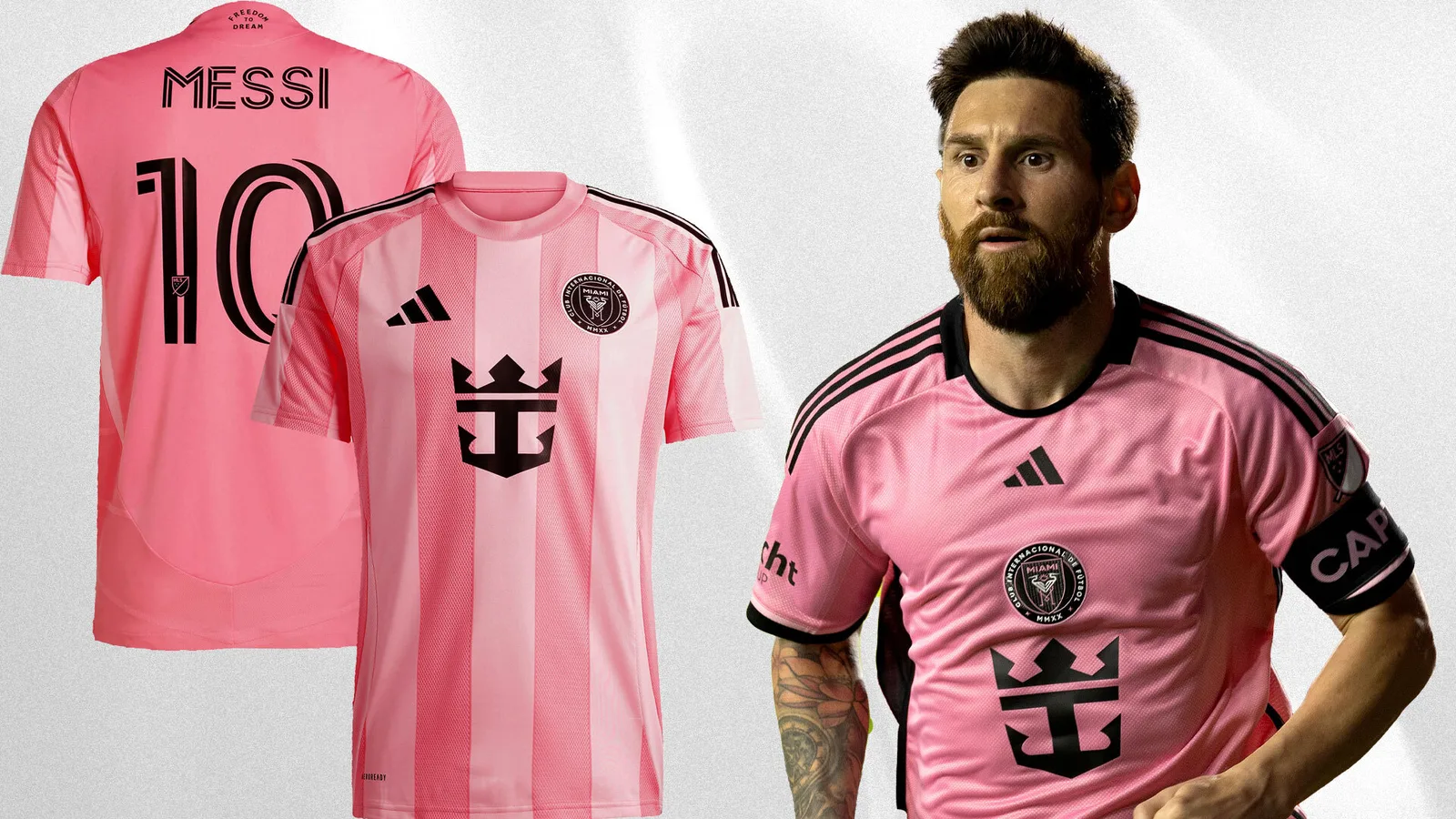 New Lionel Messi Inter Miami Shirt lance avant la saison MLS – voici où acheter