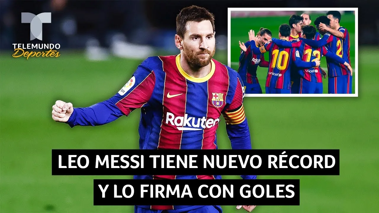 Leo Messi tiene nuevo récord y lo firma con goles |
