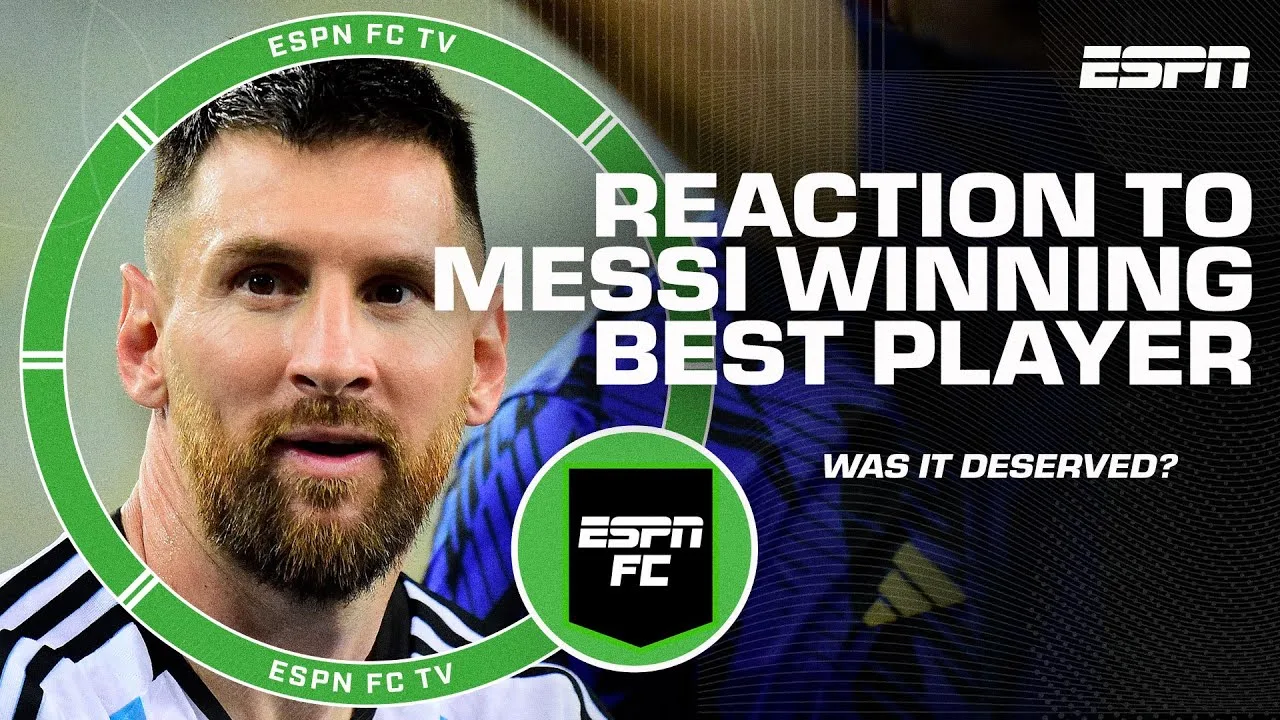 Lionel Messi wins The Best FIFA Men's player