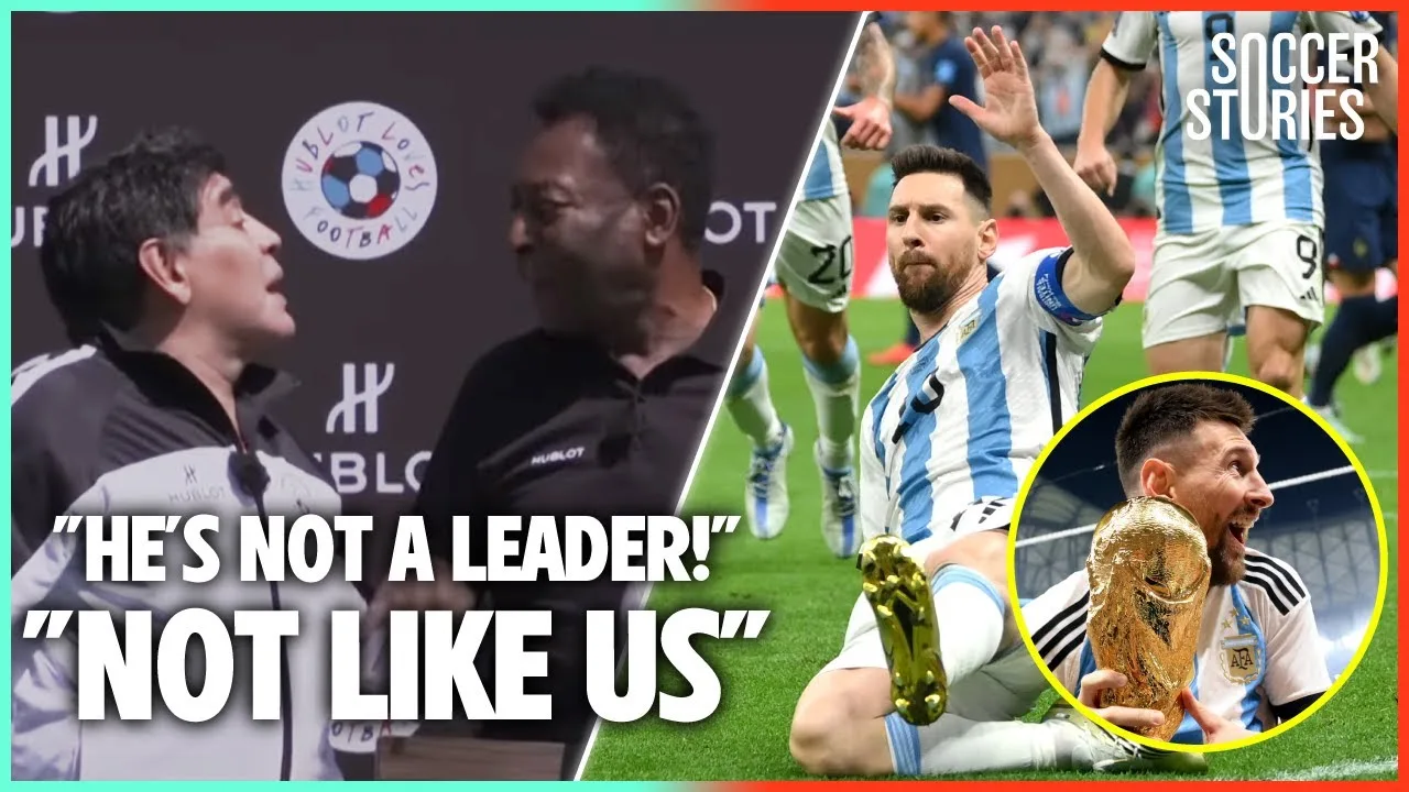 When Pelé And Maradona Criticized Leo Messi And He Proved