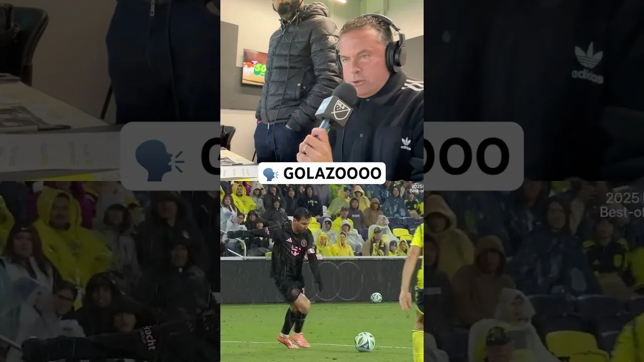 Ven por el golazo de Leo Messi, quédate por la narración en español 🎙️😮‍💨