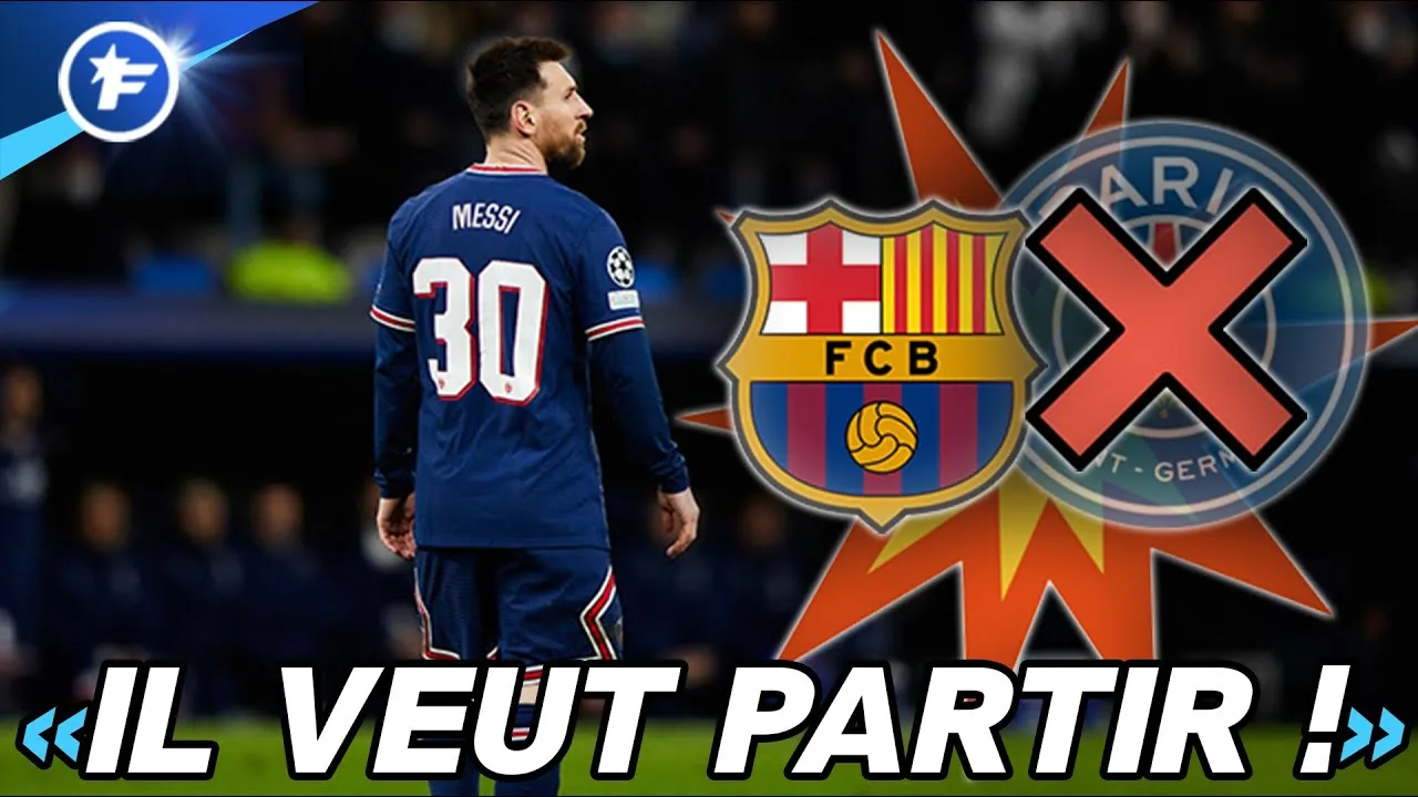 Lionel Messi VEUT déjà QUITTER le PSG | Revue de presse