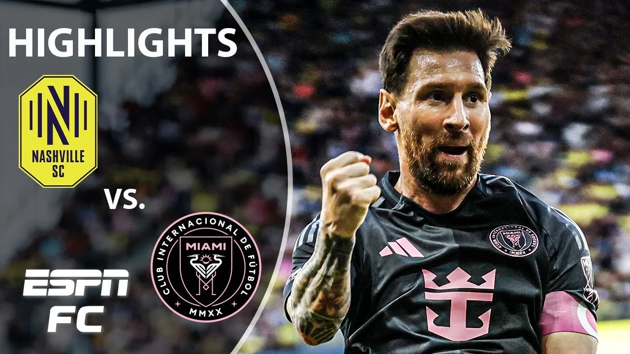 TRICK DU HAT DE MESSI 🧢 Nashville SC contre Inter Miami | Faits saillants de la MLS | ESPN FC