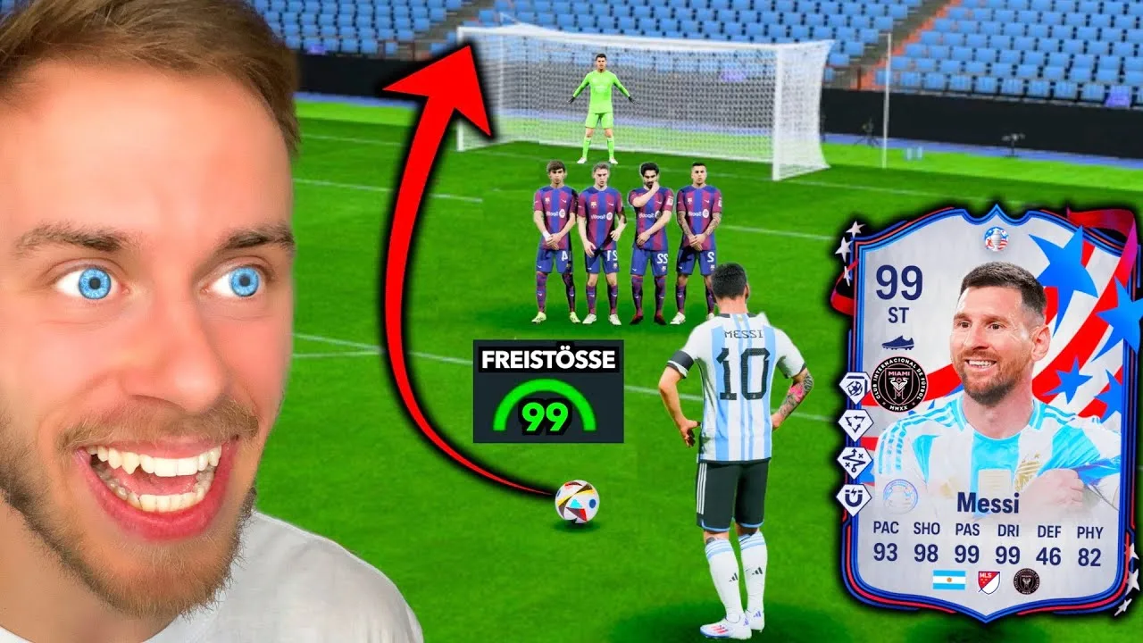 99er Lionel Messi – MAIS LES COUPS FRANCS déterminent son équipe ! 🎯⚽️