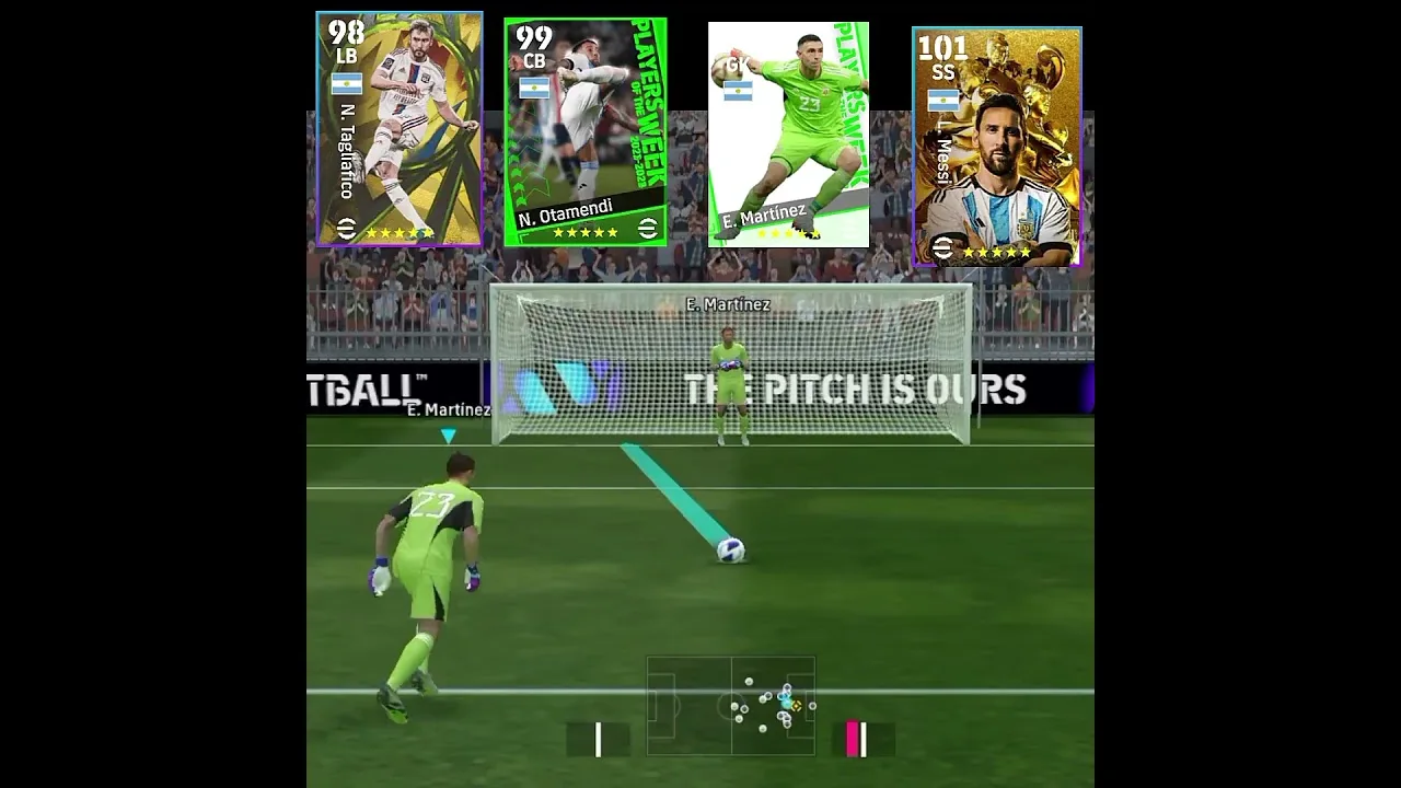 Leo Messi  Vs Team Player Palenty Kick Competition #shorts