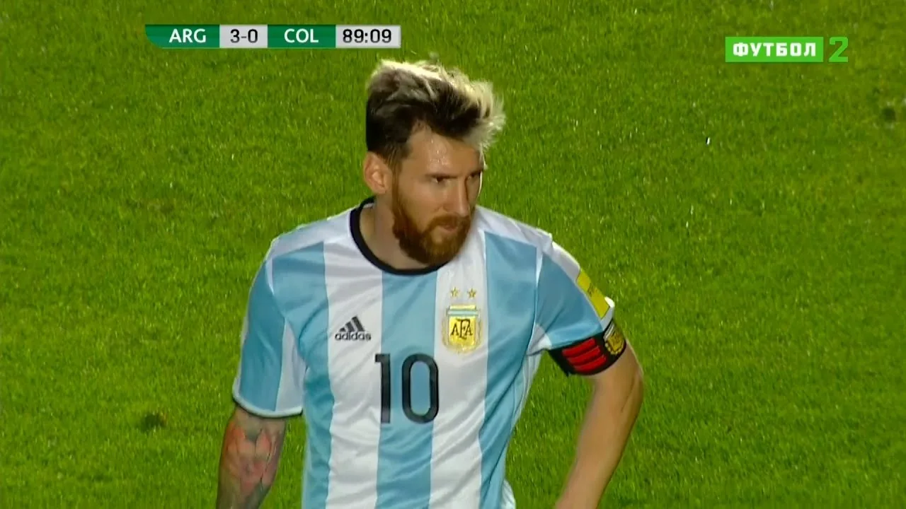 Lionel Messi vs Colombia (WCQ) (Home) 2016-17 English