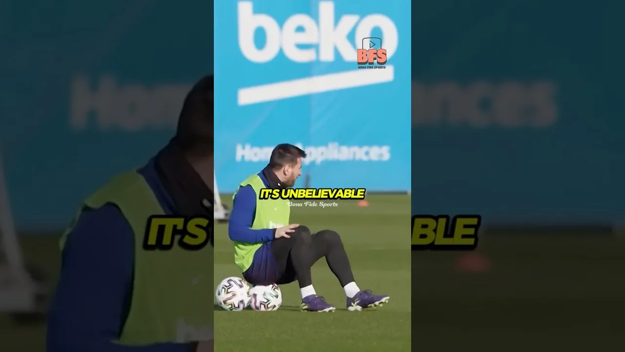 Lionel Messi n’a pas manqué l’entraînement 😮