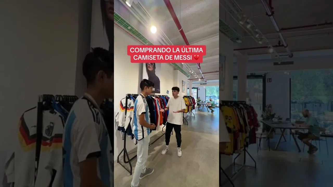 COMPRANDO LA ÚLTIMA CAMISETA DE LEO MESSI 💔