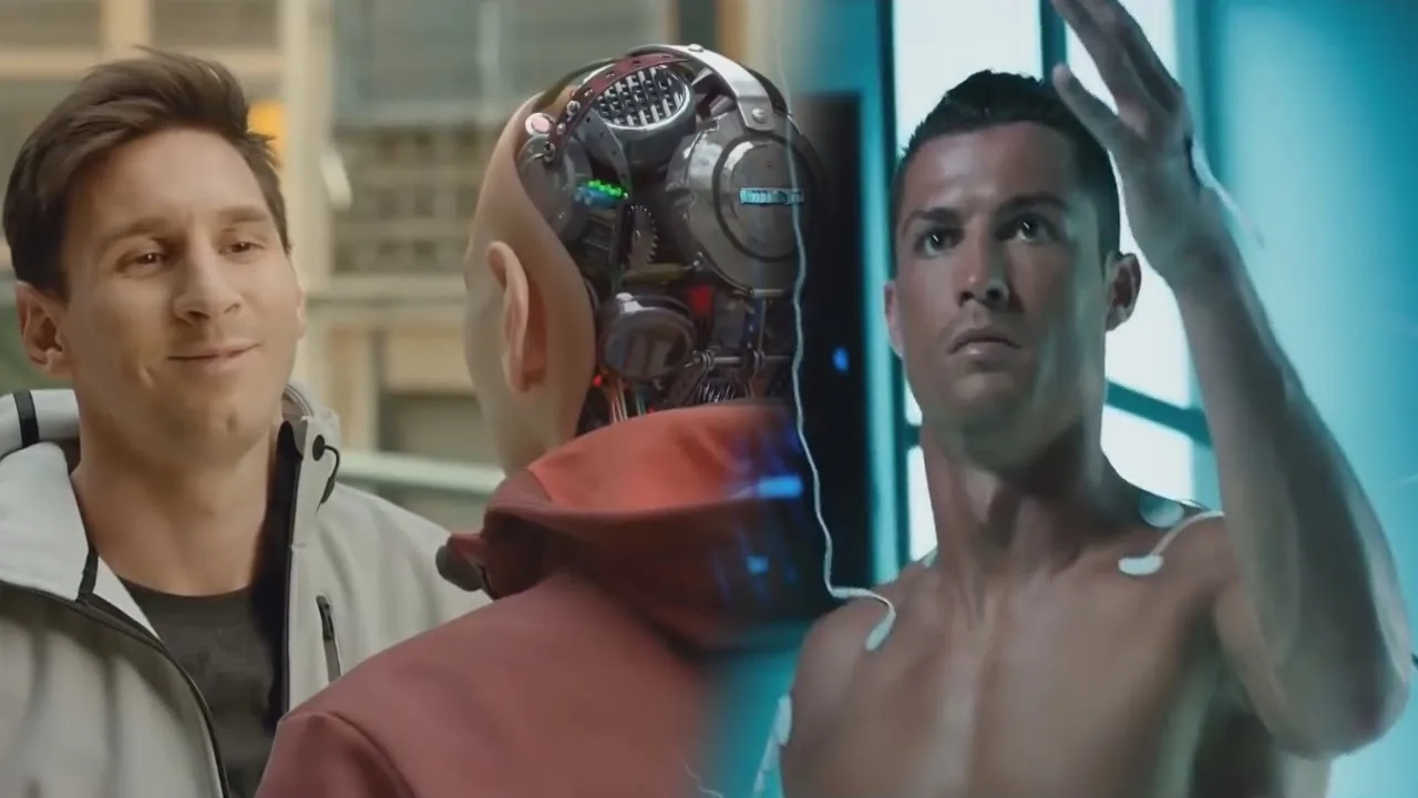 Cristiano Ronaldo & Lionel Messi As Robots ● TV