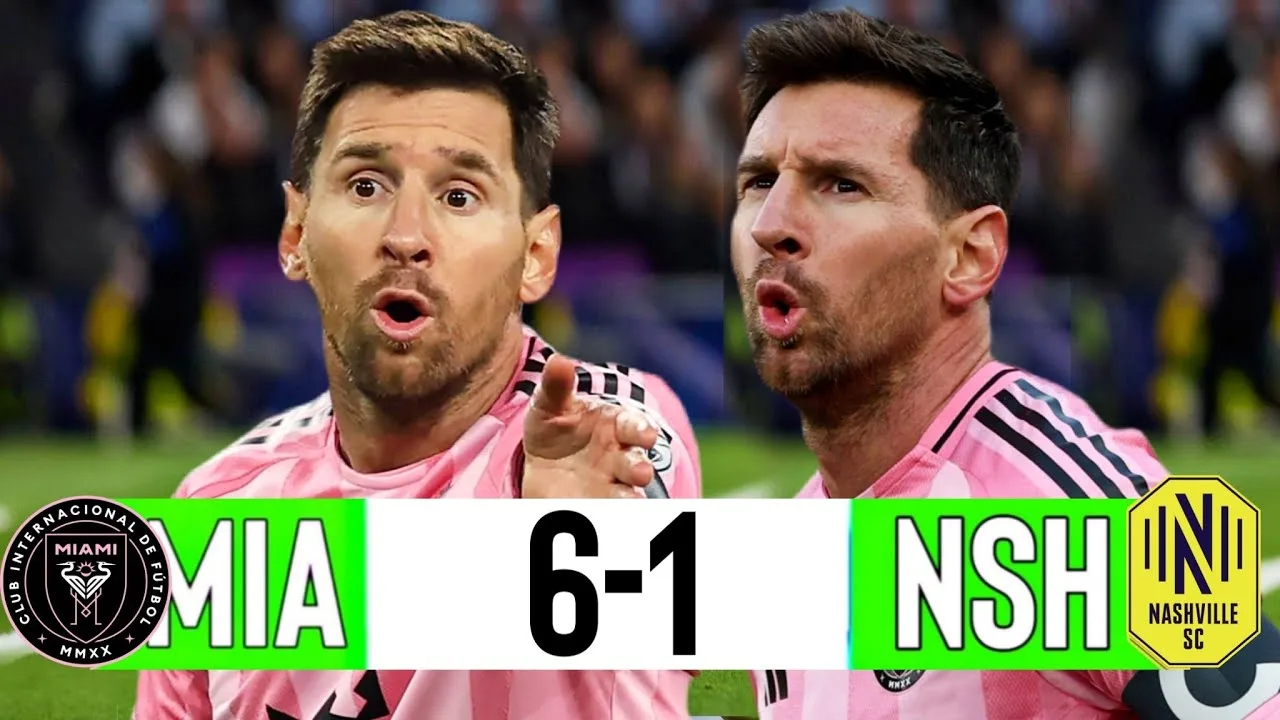 Lionel Messi détruit Nashville | Inter Miami contre Nashville | Faits saillants et objectifs étendus