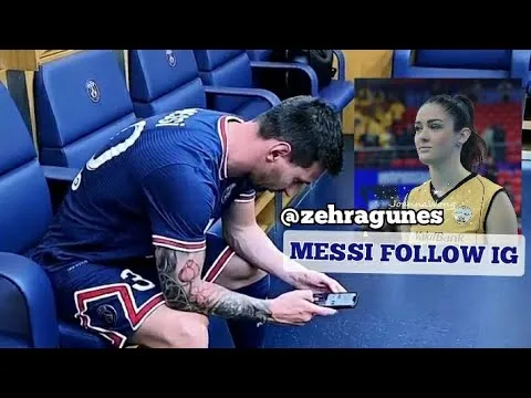 Messi Follow IG, Zehra Gunes !