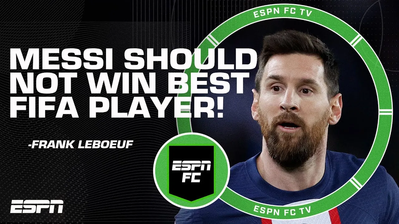 Lionel Messi UNDESERVING of The Best FIFA Men’s Player