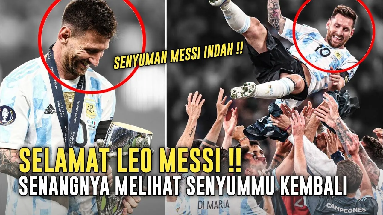 SELAMAT LEO MESSISenyummu Indah Kembali Leo MessiJUARA