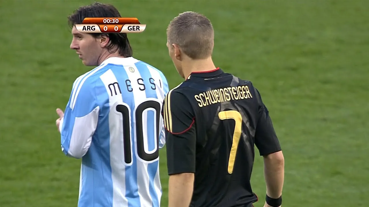 Lionel Messi vs Germany (World Cup 2010) English Commentary