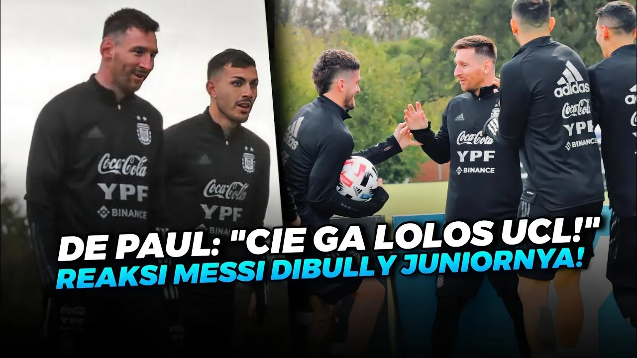 BERANINYA DE PAUL EJEK GOATLeo Messi Jadi Korban Bully De