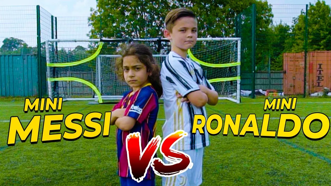 EPIC MINI MESSI VS MINI RONALDO SKILLS BATTLE | Billy