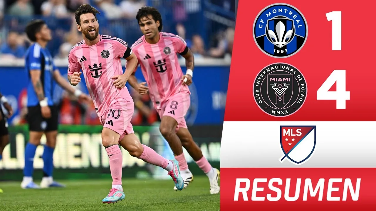 Lionel Messi brille avec le double dans la victoire écrasante de l’Inter Miami contre le Montréal FC | MLS