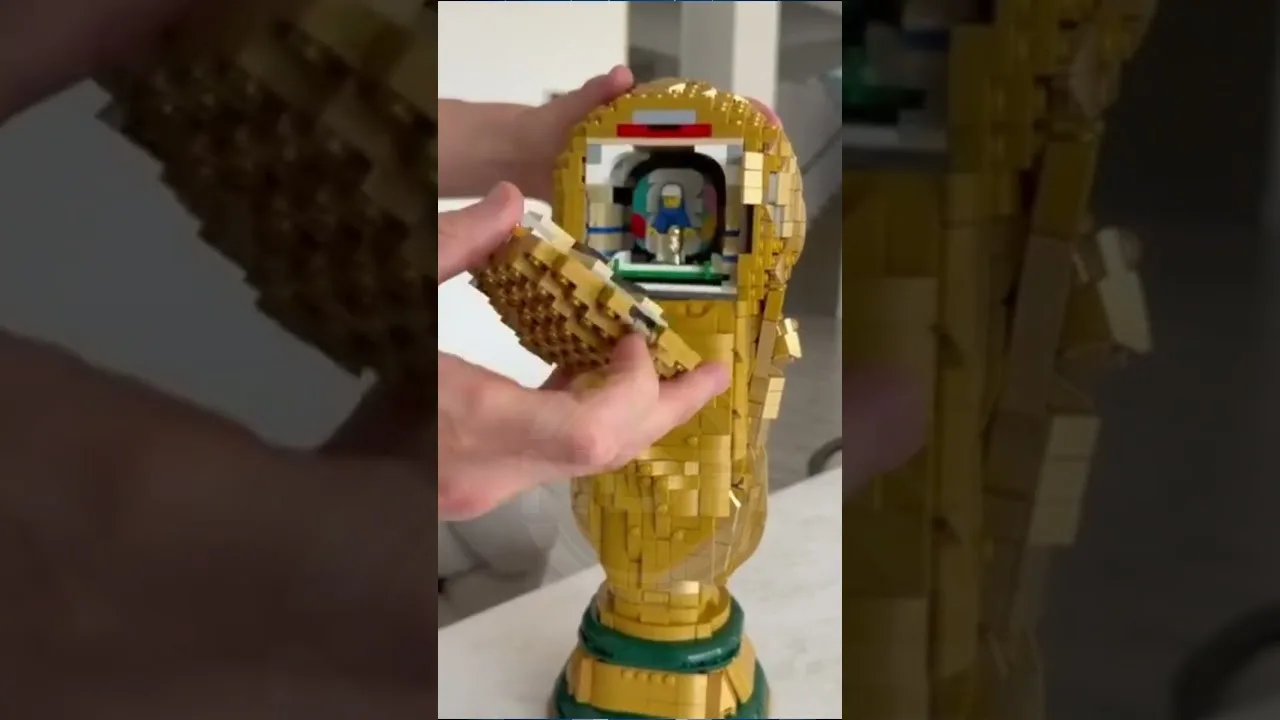 L’incroyable création de Leo Messi avec des Legos 😱#mateomessi #messi #leomessi #intermiami #legos