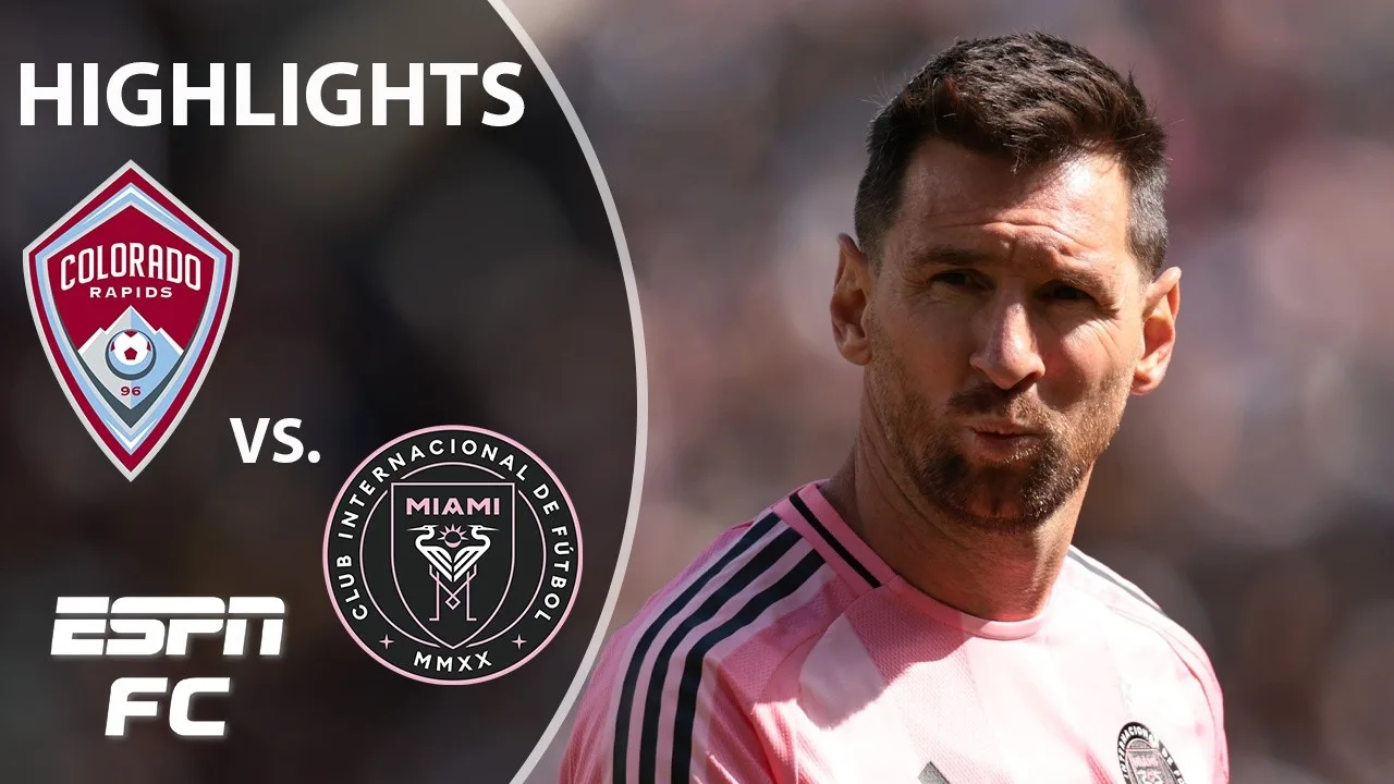 Lionel Messi BRACE 🔥 Colorado Rapids contre Inter Miami | Faits saillants de la MLS | ESPN FC