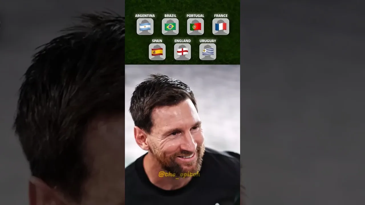 Lionel Messi picked his favourite players from national teams 😱🔥 #efootball2023 #efootball2024