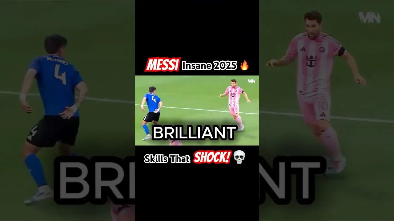 Lionel Messi Insane Skills 2025 : buts et dribles épiques 🔥 #shorts