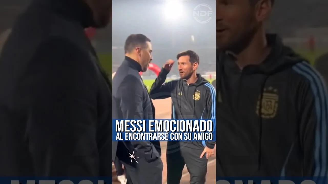 La grande émotion de Leo Messi à voir Claudio Bravo 😍