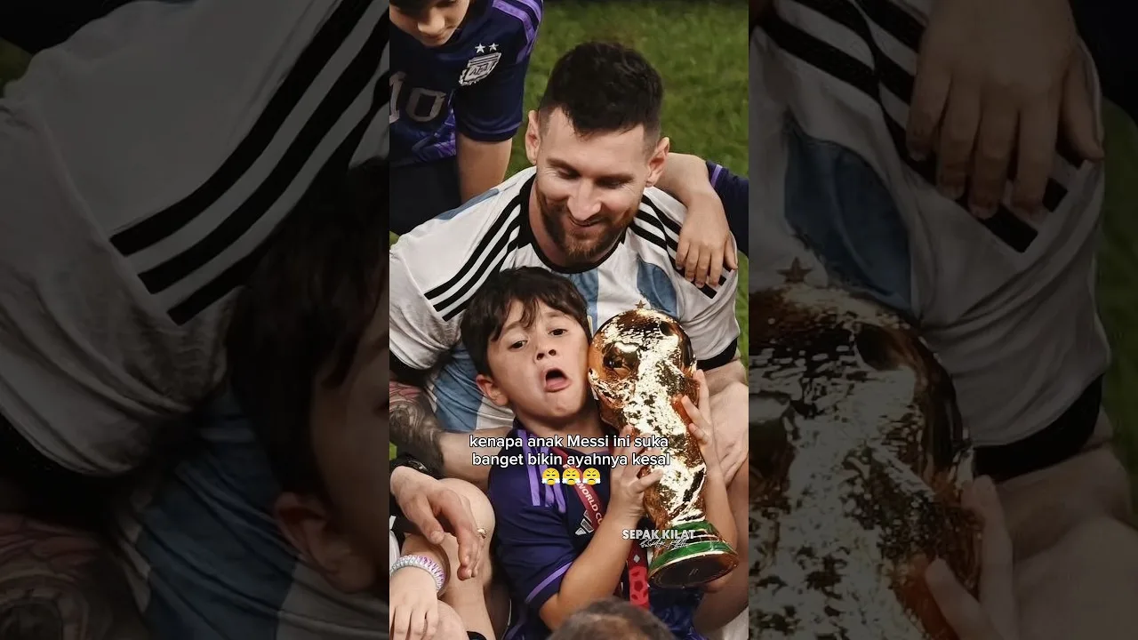 Pourquoi Mateo aime-t-il agacer Messi ? #football #messi #mateo