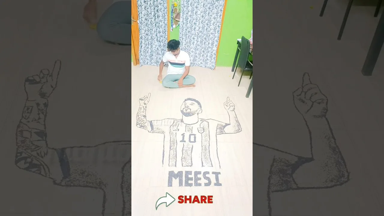 #leomessi #leomessiskills #riceart #youtubeshorts