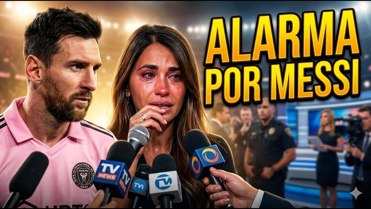 ANTONELLA ROCCUZO EN LARMES pour LIONEL MESSI après une BLESSURE pour la COUPE DU MONDE DE LA FIFA 2026